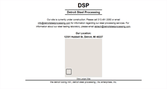 Desktop Screenshot of detroitsteelprocessing.com
